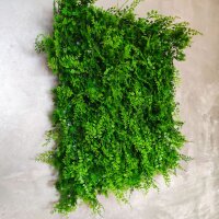 Kunstpflanzen-Matte - Farne / Juniperus - 50x50 cm