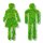 Moosbild - Piktogram - WC-Set - PLA-Rahmen - Islandmoos