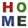 Moosbild - Piktogram - HOME - PLA-Rahmen - Islandmoos