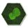 Moosbild - Hexagon 30 cm - Wald und Polstermoos - Grün - PLA-Rahmen