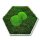 Moosbild - Hexagon 30 cm - Wald und Polstermoos - Grün - PLA-Rahmen